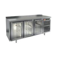 Стол с охлаждаемым шкафом со стеклянной дверью Hicold GNG 111 HT (R290)