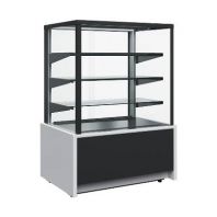 Витрина нейтральная 1,3 Carboma CUBE ТЕХНО 9006-9005  (KC70 N 1,3-1)