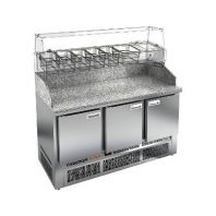 Стол для пиццы Hicold PZE3-111GN камень