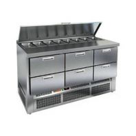 Стол для салатов Hicold SLE1-222GN с крышкой