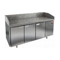 Стол для пиццы Hicold PZ3-111/GN камень