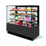 Витрина кондитерская Chilz VETE II KUB LUX 130 серый матовый/металлик/крашенная (ВК273 (285-574])