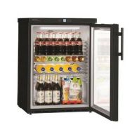 Шкаф холодильный со стеклом Liebherr FKUV 1613 чёрный