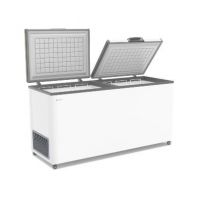 Ларь морозильный Frostor F 600 SD белый (серая рамка) STANDART DOUBLE (пропан)