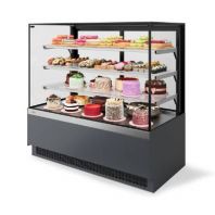 Витрина кондитерская CHILZ VETE II KUB LUX 90 металлик/серый мат./нерж. (NS-2.VG033.B7016M)