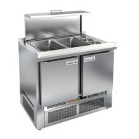 Стол для салатов Hicold SLE3-11GN с крышкой Стол для салатов Hicold SLE3-11GN с крышкой