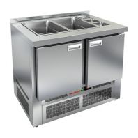 Стол для салатов Hicold SLE3-11GN полипропилен без крышки Стол для салатов Hicold SLE3-11GN полипропилен без крышки