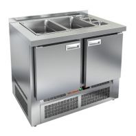 Стол для салатов Hicold SLE3-11GN О Б/КРЫШКИ