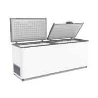 Ларь морозильный Frostor F 800 SD белый (серая рамка) STANDART DOUBLE (пропан)