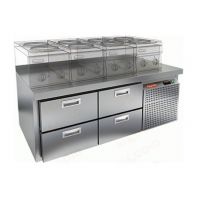 Стол с морозильным шкафом Hicold GN22/BT LT