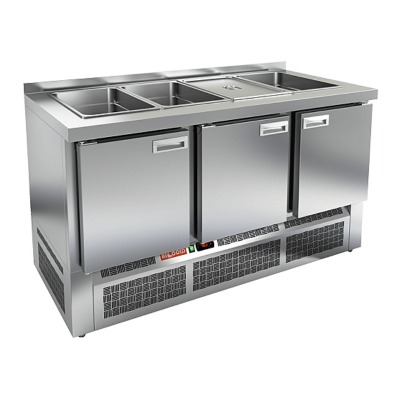 СТОЛ ДЛЯ САЛАТОВ HICOLD SLE3-111GN Б/КРЫШКИ