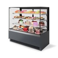 Витрина кондитерская CHILZ VETE II KUB LUX 130 металлик/серый мат./нерж. (NS-2.VG033.B7016M)