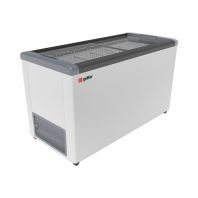 Ларь морозильный GELLAR FG 500 С прямое стекло серый (пропан) Ларь морозильный GELLAR FG 500 С прямое стекло серый (пропан)