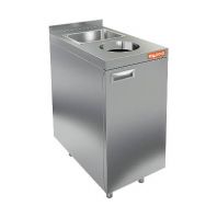 Стол закрытый с мойкой для сбора отходов Hicold НБМСЗМДСО-4/7Б Стол закрытый с мойкой для сбора отходов Hicold НБМСЗМДСО-4/7Б