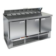 Стол для салатов Hicold SLE2-111SN (1/6) с крышкой Стол для салатов Hicold SLE2-111SN (1/6) с крышкой