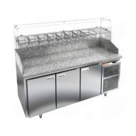 Стол для пиццы Hicold PZ3-111/GN камень (R290) Стол для пиццы Hicold PZ3-111/GN камень (R290)