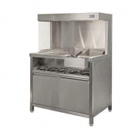 Станция хранения и фасовки картофеля фри с подогревом STF-060 Станция хранения и фасовки картофеля фри с подогревом STF-060