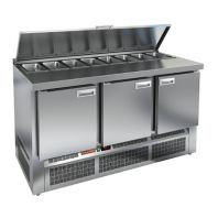 Стол для салатов Hicold SLE1-111GN с крышкой Стол для салатов Hicold SLE1-111GN с крышкой