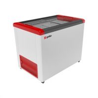 Ларь морозильный GELLAR FG 350 С прямое стекло красный (пропан) Ларь морозильный GELLAR FG 350 С прямое стекло красный (пропан)