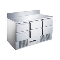 Стол холодильный Tatra TRTGNLD6 TN SB с бортом Стол холодильный Tatra TRTGNLD6 TN SB с бортом