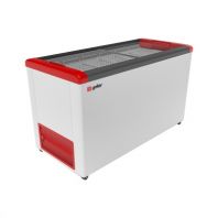 Ларь морозильный GELLAR FG 500 С прямое стекло красный (пропан) Ларь морозильный GELLAR FG 500 С прямое стекло красный (пропан)