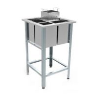 Ванна моечная для мойки яиц сварная ВМЯ/1-53/53/430 Ванна моечная для мойки яиц сварная ВМЯ/1-53/53/430